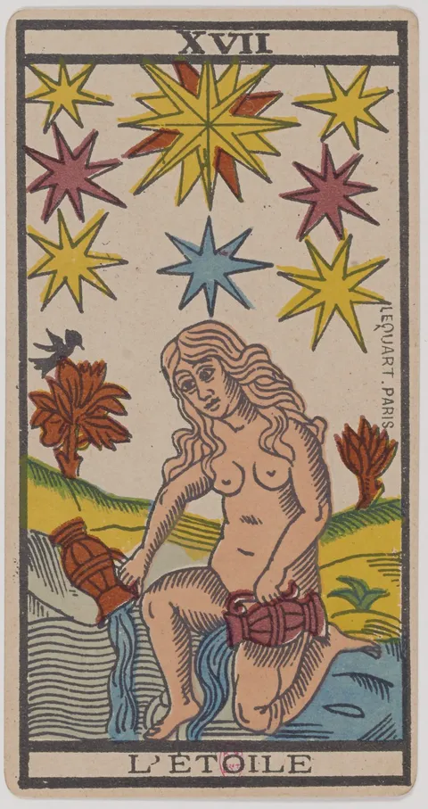 Carta A Estrela do tarot