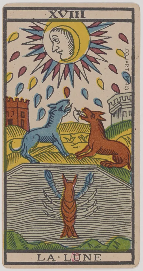 Carta A Lua do tarot