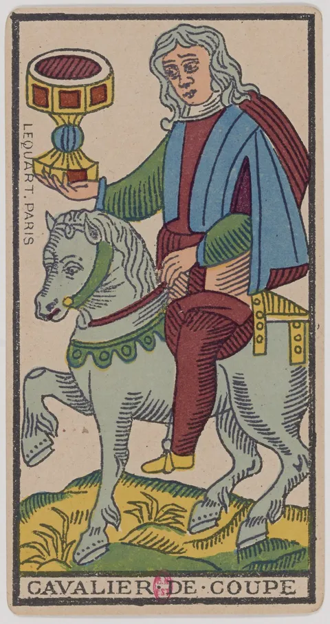 Cavaleiro de Copas, tarot de Marselha