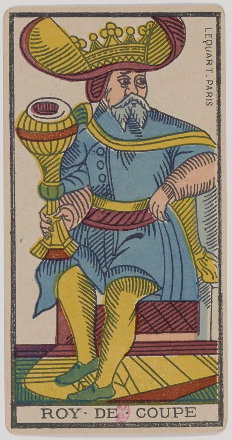Rei de Copas, tarot de Marselha