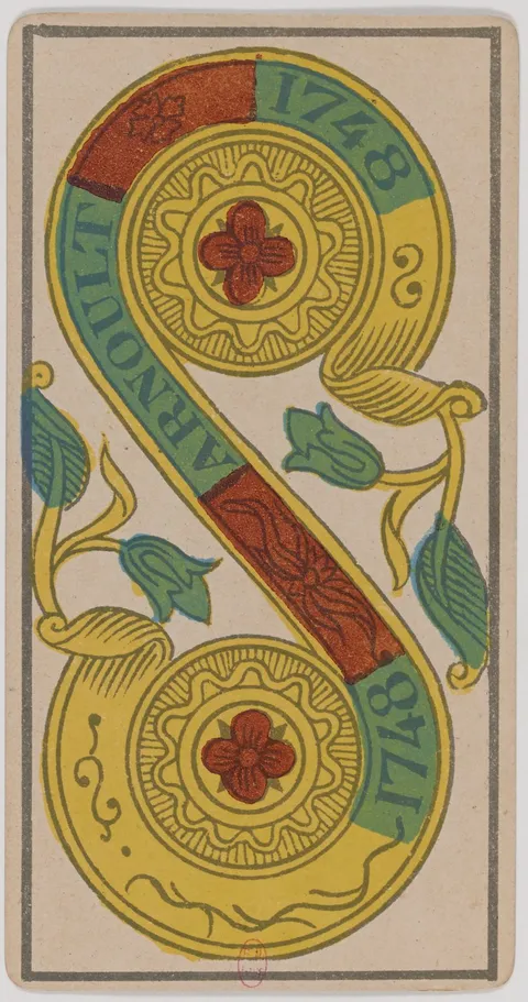 Dois de Ouros, tarot de Marselha
