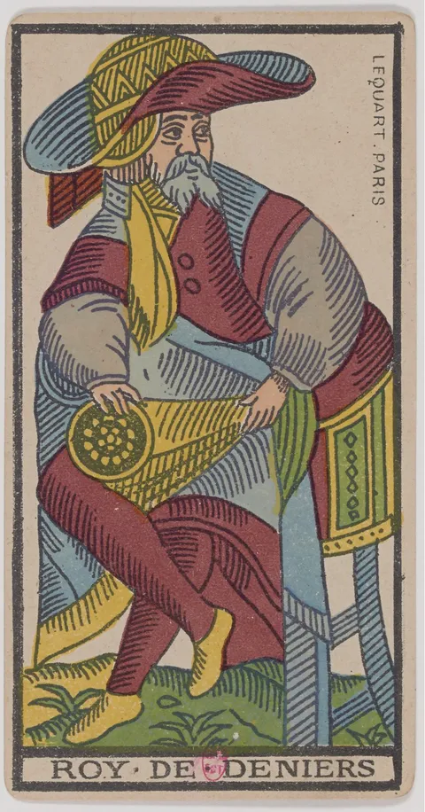 Rei de Ouros, tarot de Marselha