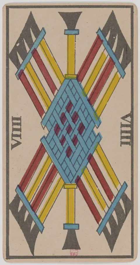 Nove de Paus, tarot de Marselha