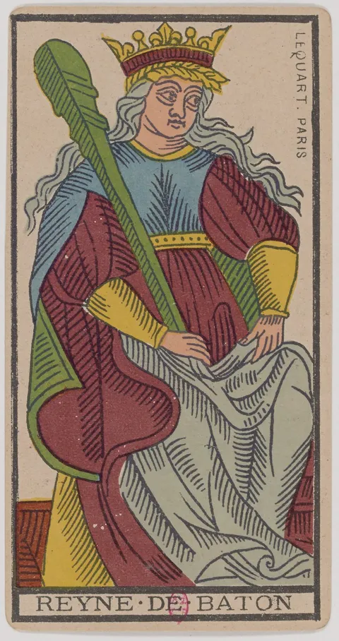 Rainha de Paus, tarot de Marselha