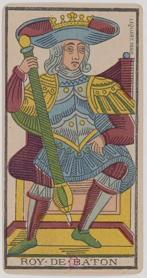 Rei de Paus, tarot de Marselha